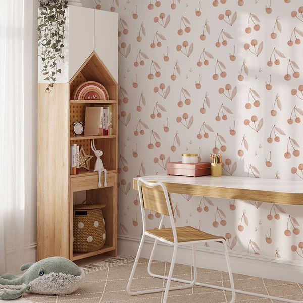 Tapeta Wisienki W127 250 cm płótno zdjęcie 2