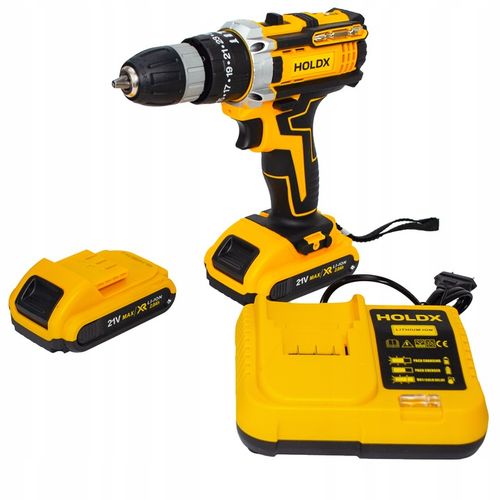 WIERTARKO WKRĘTARKA UDAROWA HOLDX DUŻY ZESTAW NARZĘDZI 2x AKU BITY na Arena.pl