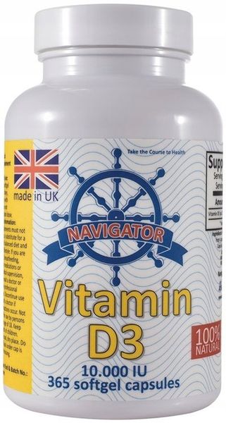 WITAMINA D3 10000IU Z LANOLINY 365kaps NA ROK zdjęcie 4