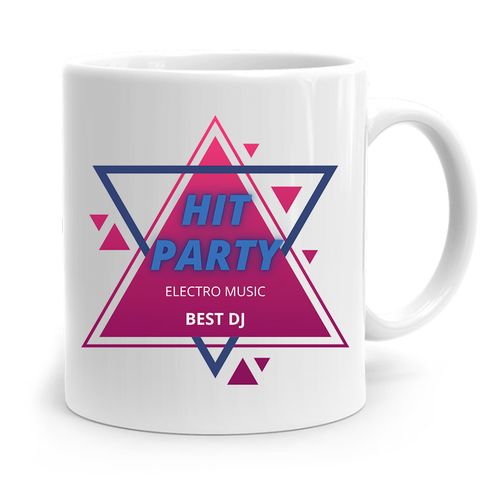 Dla Dja Muzyka Kubek Hit Party Best Dj Prezent Z Nadrukiem Ze Zdjęciem na Arena.pl