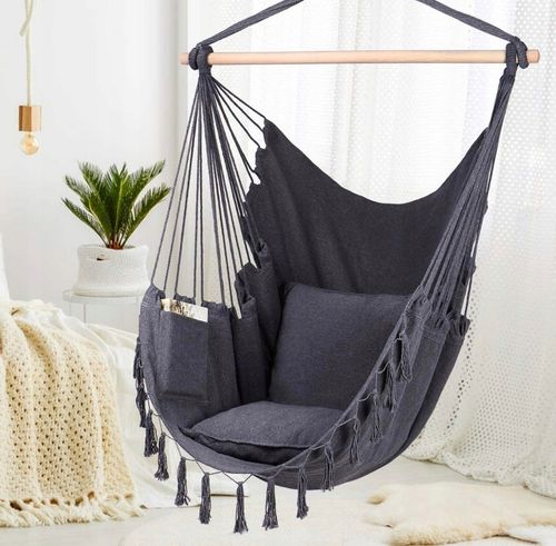 HUŚTAWKA BOHO HAMAK BRAZYLIJSKI OGRODOWY KRZESŁO BRAZYLIJSKIE BUJANY kokon na Arena.pl