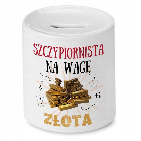 Dla Szczypiornisty Skarbonka Na Urodziny Prezent Z Nadrukiem Ze Zdjęciem zdjęcie 1