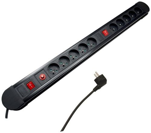 PRZEDŁUŻACZ LISTWA ZASILAJĄCA 10 GNIAZD 1,5m KABEL AUTOMATYCZNY na Arena.pl