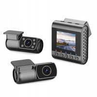 Wideorejestrator SJCAM M60S Kamera samochodowa 4K kamera Przód+Tył+Wnętrze
