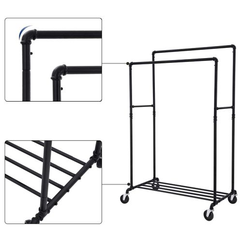 Wieszak na Ubrania na Kółkach - HSR60B na Arena.pl