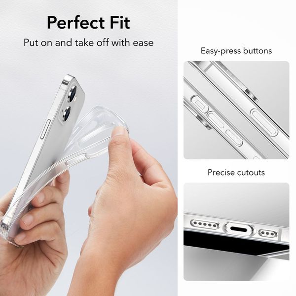 esr project zero iphone 14 plus / 15 plus clear zdjęcie 3