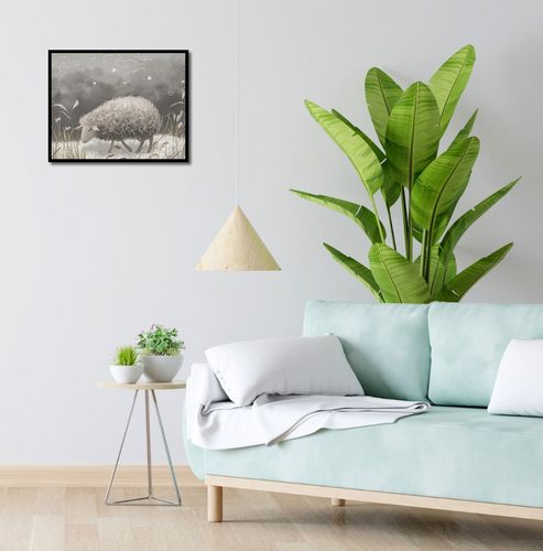 Plakat 50x40cm Bujna Owca na Arena.pl