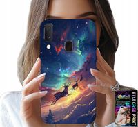 ETUI DO SAMSUNG GALAXY A20E - RENIFEREK SŁODKI RENIFER ŚWIĄTECZNY WZÓR