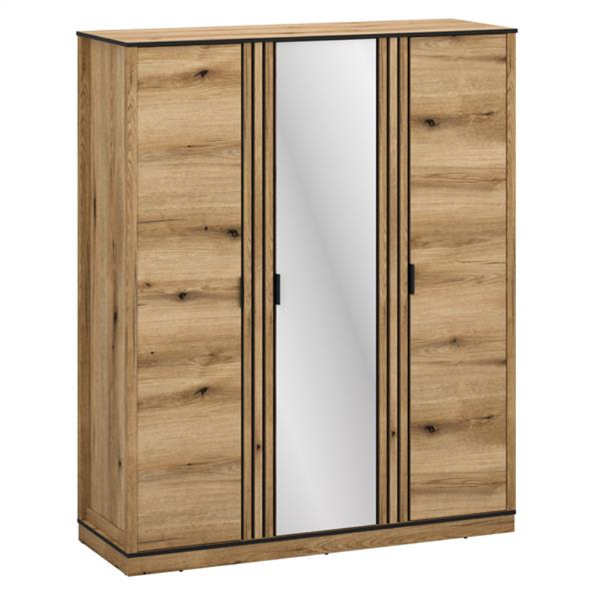 HELIX szafa z lustrem 3d dąb evok. zdjęcie 1