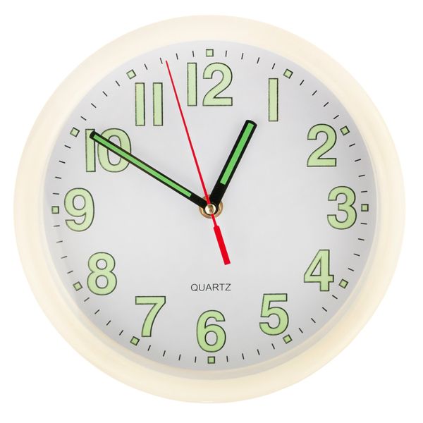 ZEGAR ŚCIENNY FLUORESCENCYJNY ŚWIECĄCY KLASYCZNY zdjęcie 1