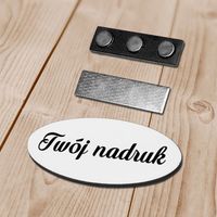 Identyfikator MDF-u z Twoim nadrukiem