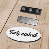 Identyfikator MDF-u z Twoim nadrukiem