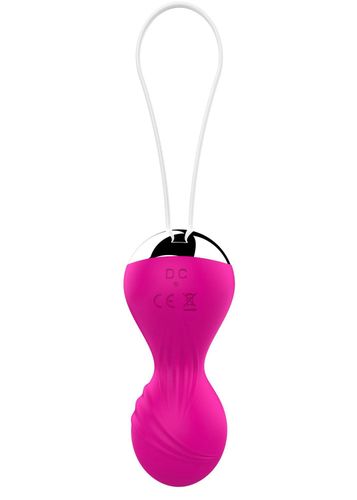 Kulki-Vibrating Silicone Kegel Balls USB 10 Function / Remote control -Pink na Arena.pl