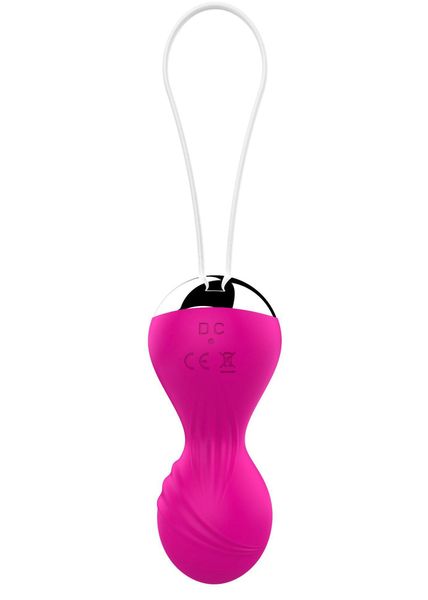 Kulki-Vibrating Silicone Kegel Balls USB 10 Function / Remote control -Pink zdjęcie 4
