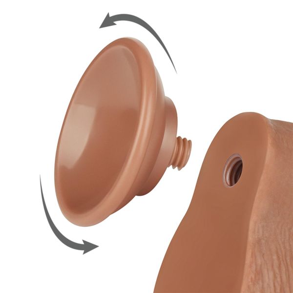 7.5'' sliding skin dual layer dong brown zdjęcie 6