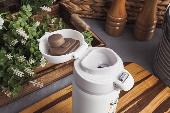 Kubek termiczny Maestro 0,4 l biały zdjęcie 5