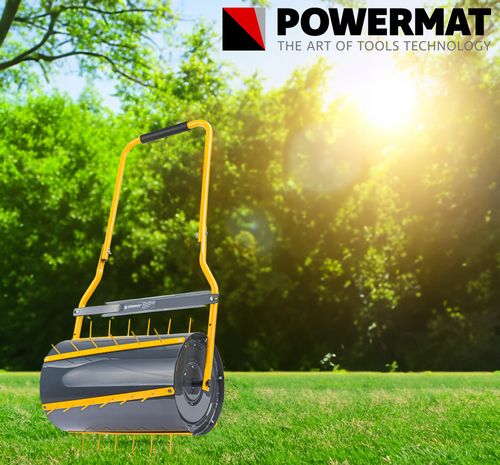 Walec OGRODOWY Do Trawy Aerator Trawnika Ubijak Gleby Ziemi 35L 50CM KOLCE na Arena.pl