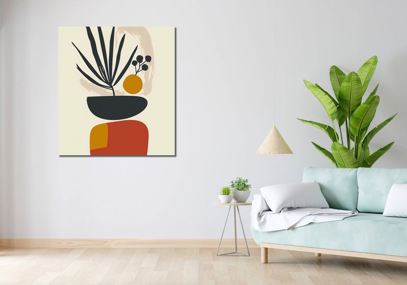 Obraz 90x100cm Botaniczny Wgląd zdjęcie 2