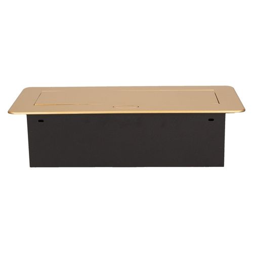 gniazda wpuszczane w blat 3x2p+z pł rant frezowany 1,5m zło - on-1337/c na Arena.pl