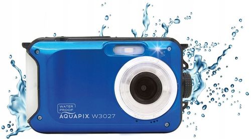 Aparat EASYPIX Aquapix W3027-M Wave Niebieski na Arena.pl