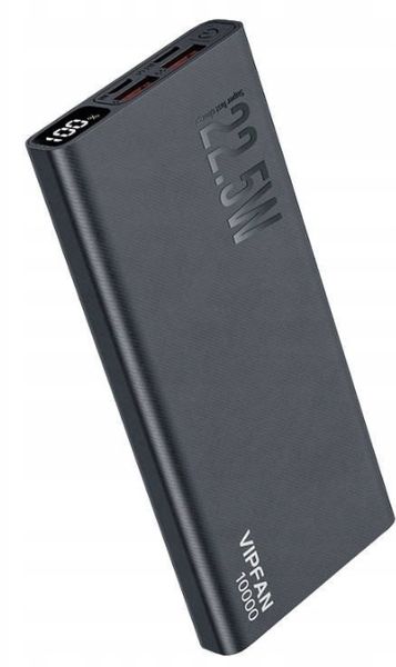 Powerbank Vipfan 10000Mah 22.5W Pd 2Xusb-A Usb-C zdjęcie 1