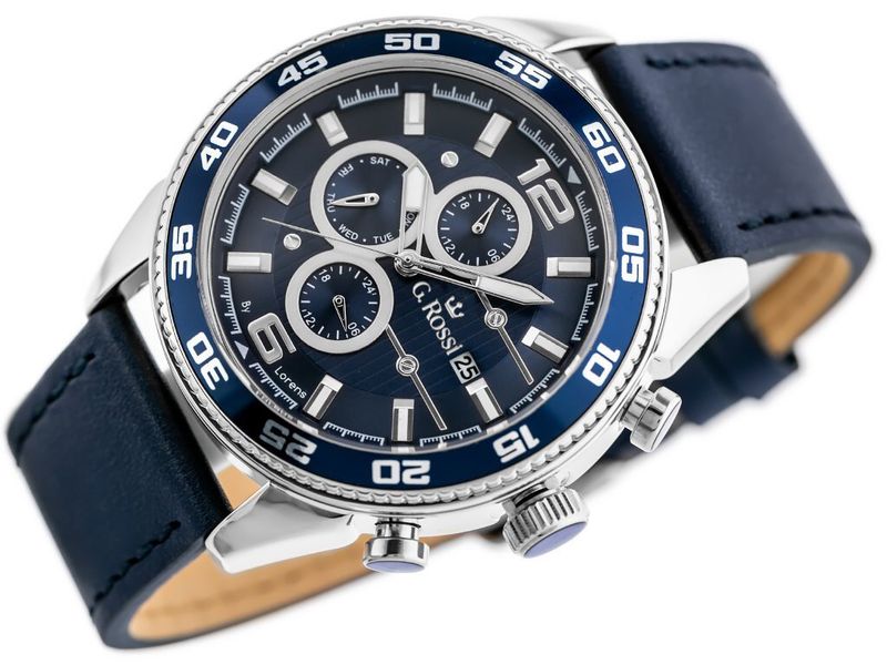 ZEGAREK G. ROSSI - E7131A-6F1 - EXCLUSIVE (zg287b) + BOX zdjęcie 2