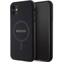 Etui Guess do iPhone 11, iPhone XR, Czarny, MagSafe