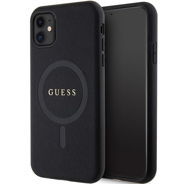 Etui Guess do iPhone 11, iPhone XR, Czarny, MagSafe zdjęcie 1