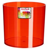 DONICZKA OSŁONKA NA KWIATY OKRĄGŁA CZERWONA 15cm