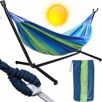 Stalowy stelaż do hamaka hamak ze stelażem ogrodowy 2 osobowy 200kg Gardlov