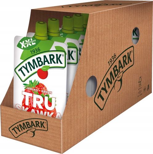 Tymbark Mus jabłko banan truskawka marchew 200 g x 10 sztuk na Arena.pl