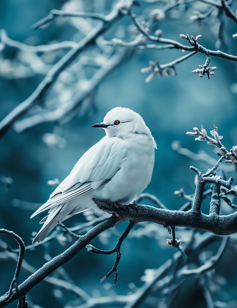 Plakat 50x65cm Perłowy Ptak zdjęcie 1