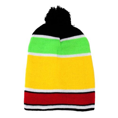 CZAPKA BEANIE PASKI /RASTA/ na Arena.pl
