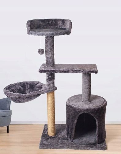 Drapak Dla Kota Duży Wysoki Wieża Legowisko Domek Budka Zabawka Sznurek na Arena.pl