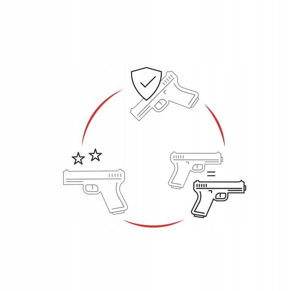 Pistolet colt metalowy tłumik 800 kulek gratis zdjęcie 3