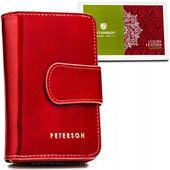 Portfel damski Peterson PTN 76115-SH czerwony