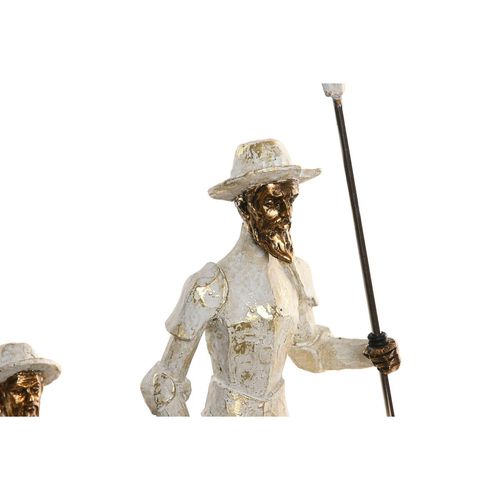 Figurka Dekoracyjna Home ESPRIT Biały Złoty 28,5 X 13 X 33 CM na Arena.pl