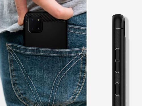 Etui Spigen Rugged Armor do Samsung Galaxy Note 10 Lite Matte Black na Arena.pl