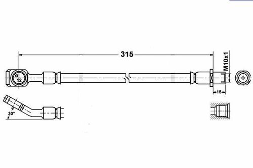 Opel Signum Zestaw Przewodów Hamulcowych Elastycznych Gumowych na Arena.pl