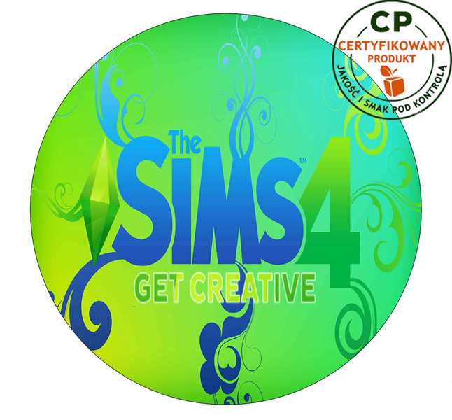 Opłatek na tort Sims zdjęcie 1