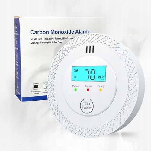CZUJNIK CZADU GAZU TLENKU WĘGLA CO DETEKTOR LCD ALARM DŹWIĘKOWY I na Arena.pl