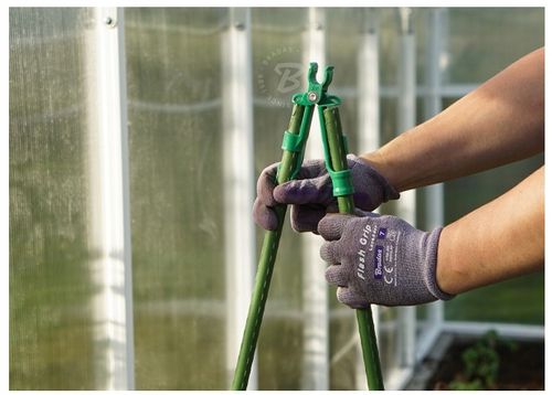 Podpora siatka do ogórków Pomidorów TYCZKA PALIK 7 Tyczek 150cm + Akcesoria na Arena.pl