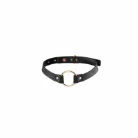 bijoux indiscrets maze single choker black - pasek dekoracyjny czarny