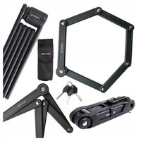 ZAPIĘCIE ROWEROWE SKŁADANE BLOKADA ZABEZPIECZENIE DO HULAJNOGI XRIDER