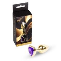 Mylove Toys - Jewellery Gold  Heart Plug- Purple