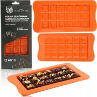 FORMA SILIKONOWA TABLICZKA DO CZEKOLADY KOSTKA 15SZT LÓD DESER 10,3x21,2 CM