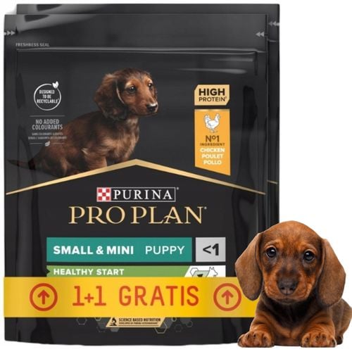 purina pro plan small & mini puppy sucha karma dla psa kurczak 700+700 g na Arena.pl