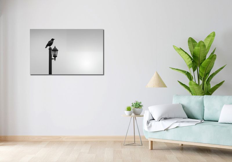 Obraz 100x60cm Samotny Postój Kruka zdjęcie 2