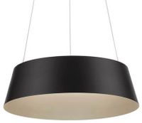 Nowoczesna lampa wisząca CANCUN LE42802 do holu LED 40W 3000K czarna złota