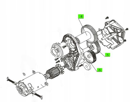 Zestaw kół zębatych do maszynki do mięsa Zelmer na Arena.pl